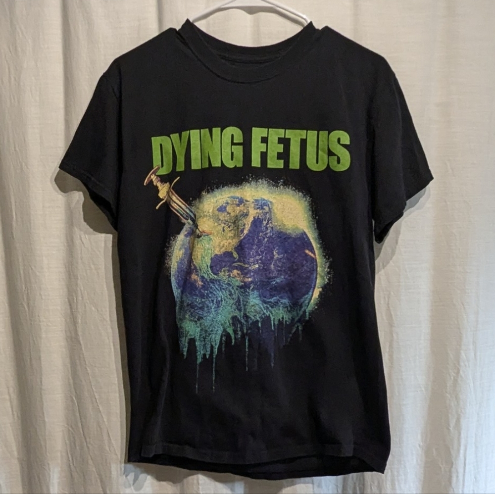 RARE Tour Shirt Dying Fetus 2018 Approximately Large See Measurements